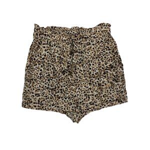 Blue Life Womens Shorts XS Animal Print Pull On High Waist‎ Summer